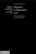 Negative Comparative Law