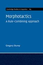 Morphotactics