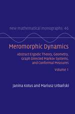 Meromorphic Dynamics: Volume 1: Abstract Ergodic Theory, Geometry, Graph Directed Markov Systems, and Conformal Measures