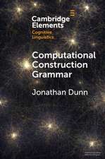 Computational Construction Grammar