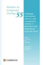 Language Assessment Literacy and Competence Volume 1: Research and Reflections from the Field Paperback