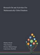 Research On and Activities For Mathematically Gifted Student