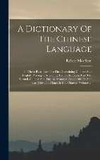 A Dictionary Of The Chinese Language