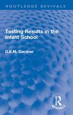 Testing Results in the Infant School