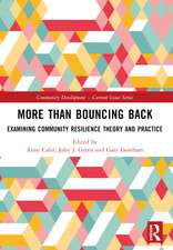 More than Bouncing Back: Examining Community Resilience Theory and Practice