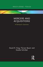 Mergers and Acquisitions: A Research Overview