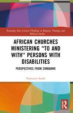 African Churches Ministering 'to and with' Persons with Disabilities