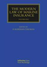 The Modern Law of Marine Insurance