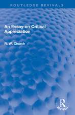 An Essay on Critical Appreciation