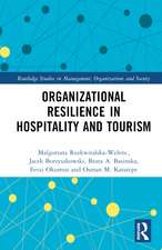 Organizational Resilience in Hospitality and Tourism