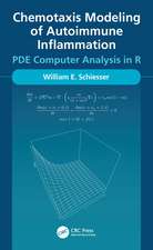 Chemotaxis Modeling of Autoimmune Inflammation: PDE Computer Analysis in R