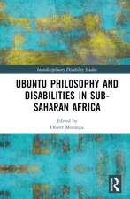 Ubuntu Philosophy and Disabilities in Sub-Saharan Africa