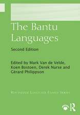 The Bantu Languages