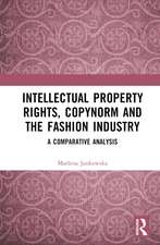 Intellectual Property Rights, Copynorm and the Fashion Industry