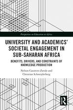 University and Academics’ Societal Engagement in Sub-Saharan Africa