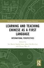 Learning and Teaching Chinese as a First Language