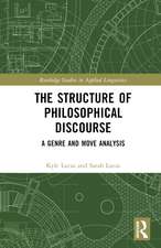 The Structure of Philosophical Discourse: A Genre and Move Analysis