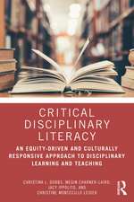 Critical Disciplinary Literacy