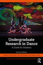 Undergraduate Research in Dance