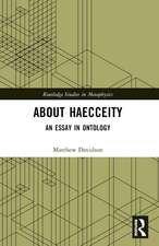 About Haecceity: An Essay in Ontology