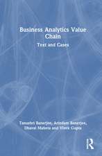 Business Analytics Value Chain: Text and Cases