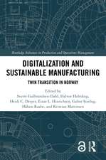 Digitalization and Sustainable Manufacturing