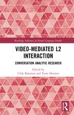 Video-Mediated L2 Interaction: Conversation Analytic Research