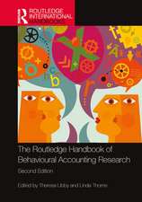 The Routledge Handbook of Behavioural Accounting Research