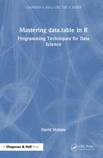 Mastering data.table in R: Programming Techniques for Data Science