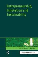 Entrepreneurship, Innovation and Sustainability