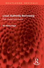Local Authority Borrowing: Past, Present and Future