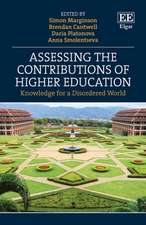 Assessing the Contributions of Higher Education – Knowledge for a Disordered World