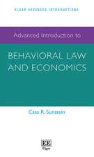 Advanced Introduction to Behavioral Law and Economics