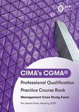 CIMA Management E2, F2 & P2 Integrated Case Study