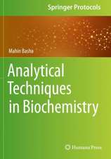 Analytical Techniques in Biochemistry