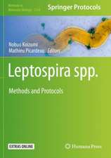 Leptospira spp.: Methods and Protocols