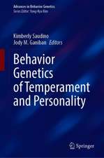 Behavior Genetics of Temperament and Personality