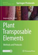 Plant Transposable Elements: Methods and Protocols