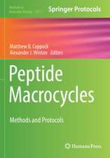 Peptide Macrocycles: Methods and Protocols