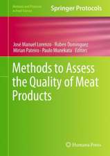 Methods to Assess the Quality of Meat Products