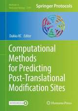 Computational Methods for Predicting Post-Translational Modification Sites