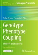 Genotype Phenotype Coupling: Methods and Protocols