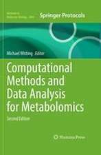 Computational Methods and Data Analysis for Metabolomics