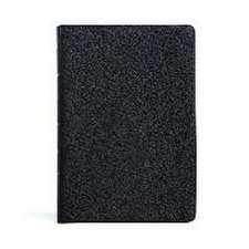 KJV Large Print Thinline Bible, Black Genuine Leather, Indexed