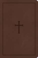 CSB Large Print Compact Reference Bible, Brown Leathertouch