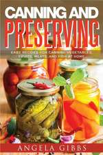 Canning and Preserving