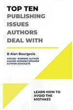 Top Ten Publishing Issues Authors Deal With