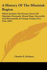 A History Of The Minisink Region