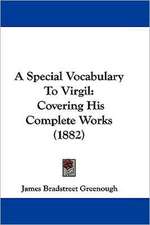 A Special Vocabulary To Virgil