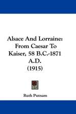 Alsace And Lorraine